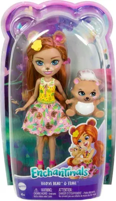 Zdjęcie produktu dla Enchantimals HTP81, Lalka modowa, Damski, 4 lat(a), Chłopak, dziewczyna, 160 mm, 80 g