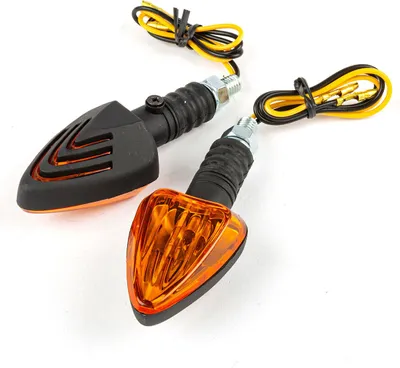 Produktbild von Blinker Str8 Triangle F. kurz schwarz / orange