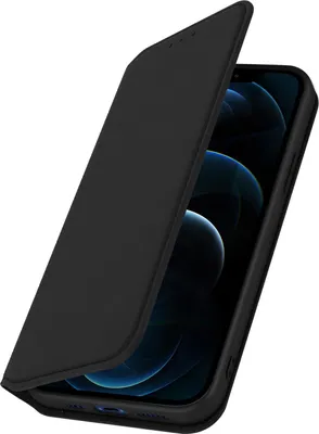 Produktbild von Avizar, Etui iPhone 12 Pro Max Magnetisch Klappbar Mit Standfunktion, Schwarz
