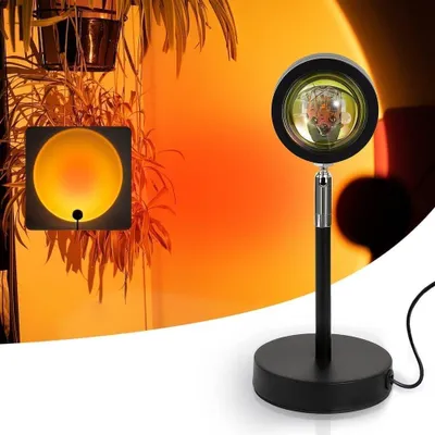 Produktbild von Vitu LED Sunset Lamp Solnedgångslampa Projektor Light in Orange
