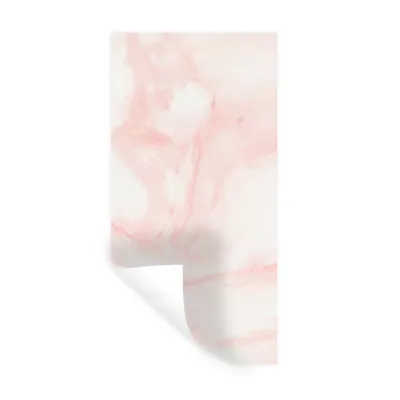 Produktbild von MuchoWow® Wandtattoo Wandsticker Wandaufkleber Marmor - Weiß - Rosa - Pastell 80x160 cm Selbstklebend und Repositionierbar - Sticker - Dekorfolie