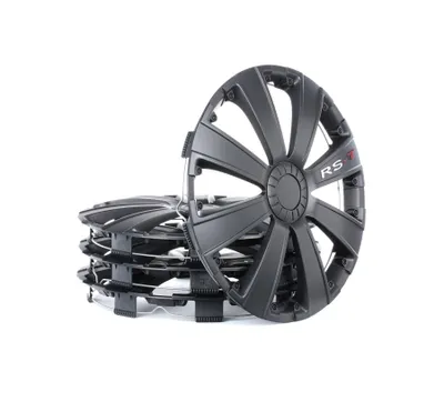 Produktbild von 4x 15" Zoll Radkappen Schwarz Radzierblenden Radblenden 15 RST BLACK ARGO