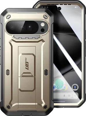 Produktbild von Supcase, Integralhülle Pixel 10 / 10 Pro MagSafe Unicorn Beetle Pro, Schwarz / Gold