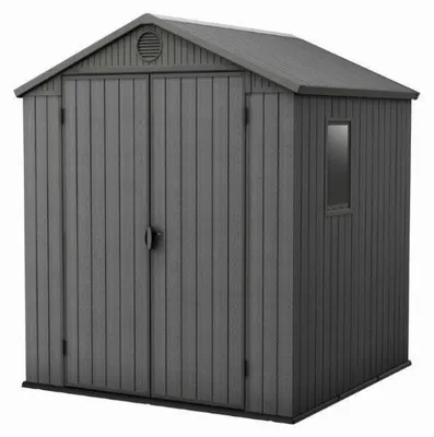 Produktbild von KETER Darwin Gartenhaus 6X6 - Grau 249359