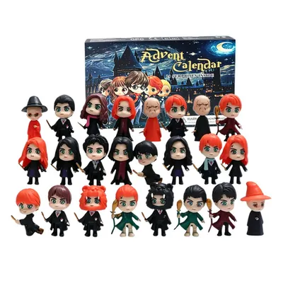 Zdjęcie produktu dla Zestaw adwentowy składający się z 24 elementów, zawierający magiczne, kolekcjonerskie figurki – WIZARDVENT