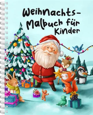 Immagine prodotto di Libro di Natale da colorare per bambini