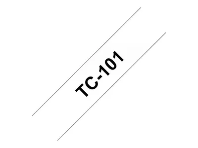 Obrázek produktu pro Tc101 Brother Ptouch 12Mm Klar-Schwarz