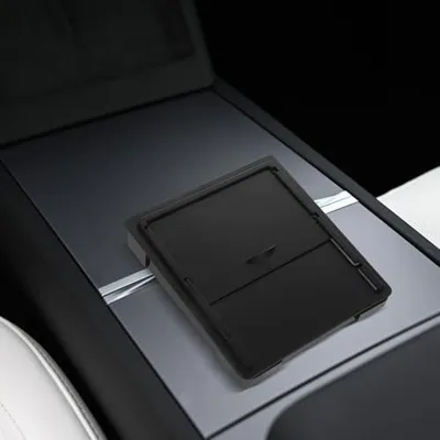 Produktbild von Versteckte Aufbewahrungsbox aus stabilem ABS für Model Y, für die Mittelkonsole und unter dem Sitz, praktisches Ordnungssystem mit einfacher Montage zur Optimierung von Innenraum und Stauraum