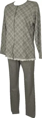 Immagine prodotto di Pigiama donna RAGNO aperto davanti manica lunga pantalone lungo invernale interlock articolo DA45N6, Taglia 46, Cotone 80%,Viscosa 20%