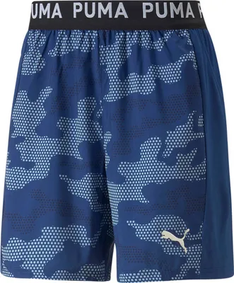 Produktbild von PUMA Train Off Season All-Over-Print Woven 7" Trainingsshorts Herren blazing blue S
