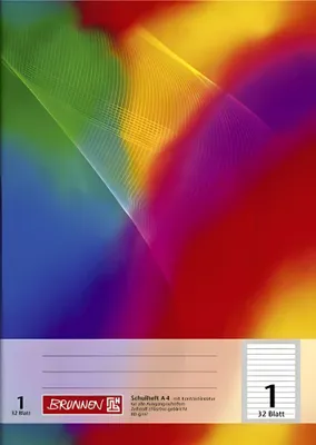 Produktbild von BRUNNEN Schulheft A4 Lineatur 01VA 32 Blatt 104438102