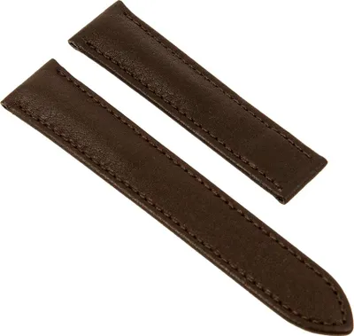 Produktbild von Maurice Lacroix Pontos Band für Klemmschließe Leder Dunkelbraun 26078, Stegbreite:20mm