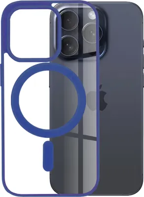 Produktbild von Techsuit MagSafe Pro Back Cover Hülle für Apple iPhone 15 Pro - Blau