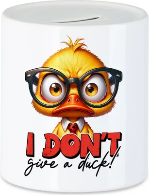 Produktbild von I Don’t Give A Duck Spardose Lustige Ente Sarkastisch Humor Geschenkidee Witzig Frech