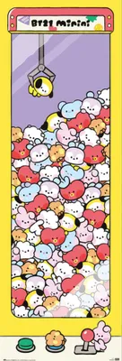 Produktbild von BT21 Türposter Arcade Machine  53 x 158 cm