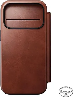Immagine prodotto di Folio in pelle Nomad Modern, Olde Dublin (Horween) - iPhone 17 Pro