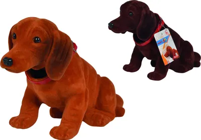 Produktbild von Simba Wackel Dackel Wackelkopf Waldi- Hund Deko Kult - Hutablage Retro Farbwahl hellbraun