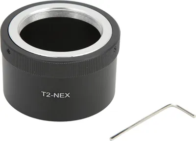 Image de Bague d'adaptation d'objectif téléscopique T2-NEX pour montage T2 sur appareil photo Sony E