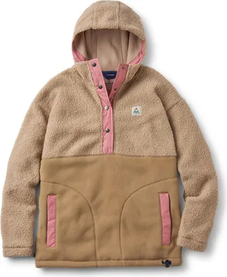 Passenger Fleecpullover Calla Hooded Recycled Polar Lined Fleece - feather/biscuit