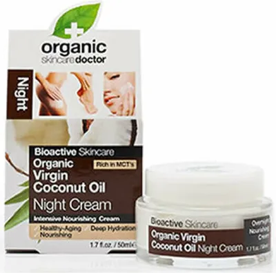 Produktbild von Dr Organic Virgin Coconut Oil Night Cream 50ml