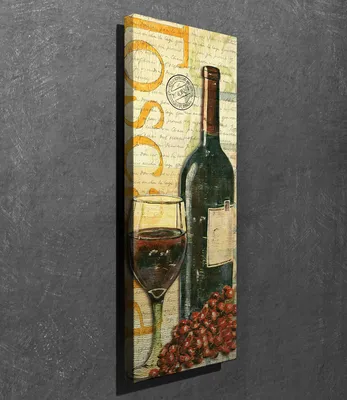 Produktbild von Wallity, PC076- SYM3227, Bunt, Leinwandbilder, 30 x 80 cm, 100% Leinwand