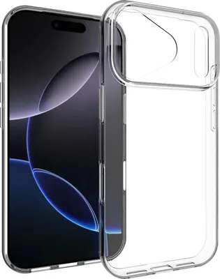Produktbild von Mobigear Basics Durchsichtig iPhone 17 Hülle Flexibles TPU Backcover - Transparent