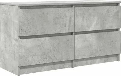 Obrázok produktu pre vidaXL TV skrinka betónová sivá 100x35x54 cm materiál na báze dreva