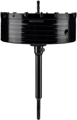 Immagine prodotto di Set di seghe a gattuccio per cemento per muri e pavimenti - YG8 Karmide Tand - 160 mm - nero