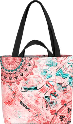 Produktbild von VOID Mandala Tattoo Yoga Indien Tasche 33x33x14cm,15l Einkaufs-Beutel Shopper Einkaufs-Tasche Bag