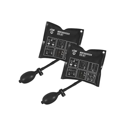Produktbild von Montagekissen 2er Set Schwarz Hebekissen zum Anheben schwerer Gegenstände Starq