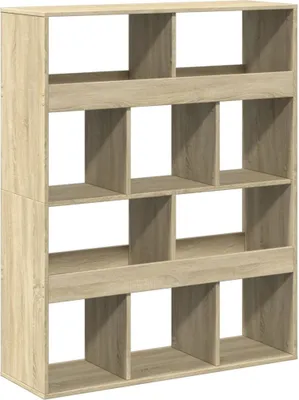 Obrázok produktu pre vidaXL Regál Sonoma dub 100x33x125,5 cm Materiál na báze dreva