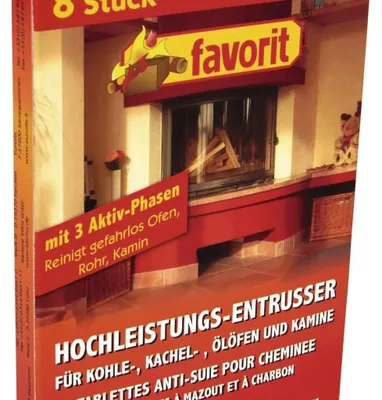 Produktbild von Hochleistungs-Entrußer für Kohle-, Kachel-, Ölöfen und Kamine, 8 Stück