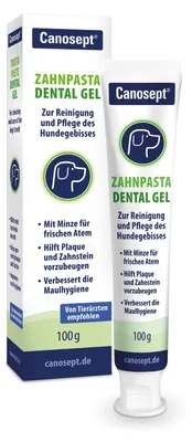 Produktbild von Canosept Zahnpflege Dental Gel für Hunde 100 g
