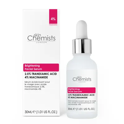 Produktbild von skinChemists Aufhellendes Gesichtsserum mit 2,5 % Tranexamsäure und 4 % Niacinamid, 30 ml
