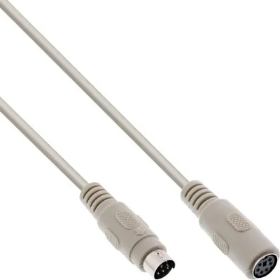 Produktbild von InLine® PS/2 Verlängerung, Stecker / Buchse, 5m