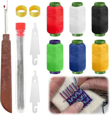 Produktbild von 40-teiliges Nähset für Grundausstattung, Reisegeeignetes Nähkit mit Nadel und Faden, Komplettes Set für Anfänger und Heimwerker, Tragbares Nähset mit hochwertigen Fäden und Nadeln zur Reparatur