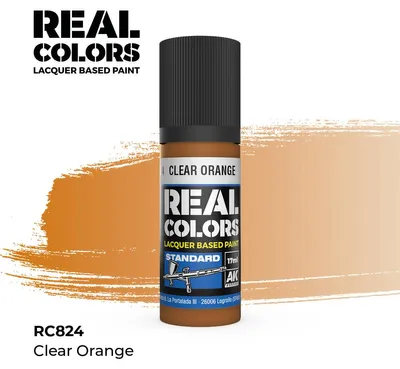 Produktbild von AK Interactive REAL COLORS Clear Orange 17 ml.