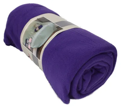 Produktbild von Decke Fleecedecke 130x170cm Polarfleece 14 versch. Unifarben Wohndecke
