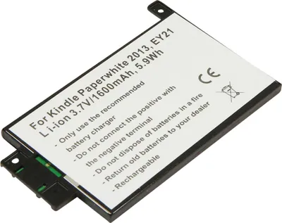 Zdjęcie produktu dla Avizar, bateria zastępcza Kindle Paperwhite 2013 EY21 3,7 V 1600 mAh Li-Polymer, biała