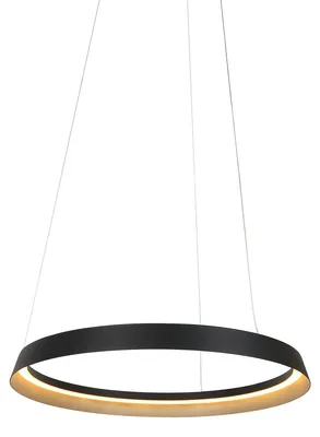Zdjęcie produktu dla Lampa wisząca - czarny - Ringlux - tworzywo sztuczne metal - Ø 60cm - LED - 3692ZW - Steinhauer