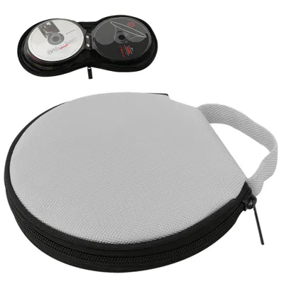 Produktbild von Tragbare CD/DVD-Tasche mit 20 CDs/DVDs, wasserdicht, kompakt und leicht zu verstauen – ideal für Auto, Zuhause und Reisen.