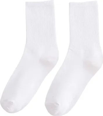 Produktbild von 1 Paar Damensocken im japanischen Stil, mittelhohe Röhre, einfarbig, hohe Elastizität, rutschfest, verdickt, weich, warm, schweißabsorbierend, einlaufsicher