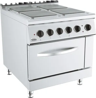 Image de Cuisinière électrique Base 900 avec 4 brûleurs et four électrique