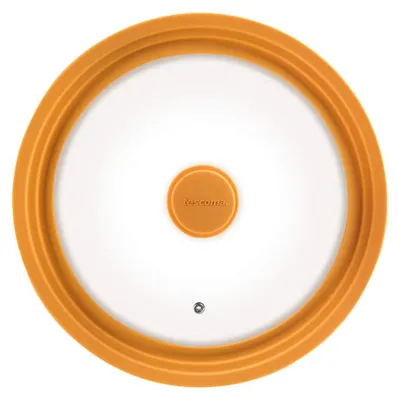 Obrázok produktu pre Tescoma UNICOVER, Kolo, Oranžová, Priehľadná, Silikón, Temperované sklo, Silikón, Oranžová, 200 °C
