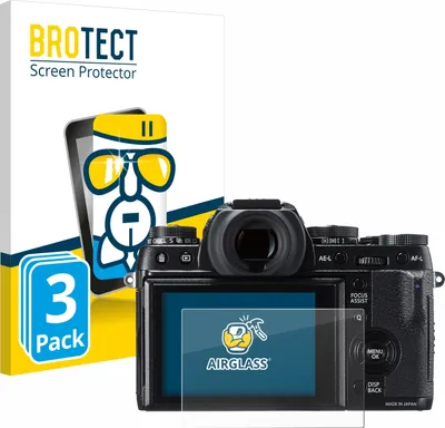 Produktbild von 3x BROTECT Schutzglas für Fujifilm X-T1 Schutzfolie Panzer Folie Glas Display Schutz klar
