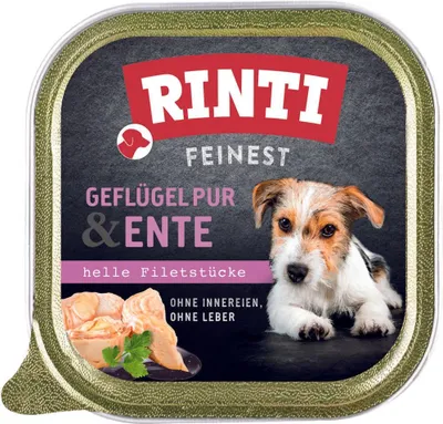 Produktbild von Rinti - Feinest 11x150g  |  Geflügel Pur & Ente