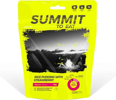 Obrázok produktu pre Summit To Eat Reispudding mit Erdbeern Trekkingnahrung Outdoor-Essen