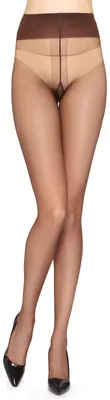 Produktbild von Merry Style Damen Strumpfhose ohne Boxershort mit niedriger Taillenhöhe und Komfortbund 20 DEN MSGI016 (Cappucino, S) .