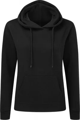 Produktbild von SG SG27F | Ladies' Hooded Sweatshirt - Kapuzenpulli für Damen - Farbe: Dark Black - Größe: L