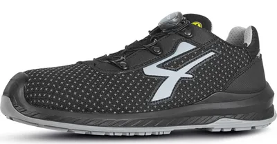 Obrázok produktu pre Pracovné topánky U-Power S3 *MONACO* HALFWEAR vo veľkostiach plus black [D2C]34562 veľké unisex topánky